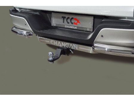 Фаркоп (оцинкованный, надпись Changan) 100/2500кг (Крюк съёмный/Тип шара E)